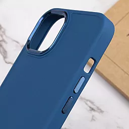 Чехол Epik TPU Bonbon Metal Style для Apple iPhone 12 Pro, iPhone 12 (6.1") Синий / Denim Blue - миниатюра 5
