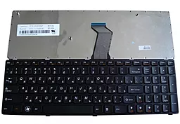 Клавіатура для ноутбуку Lenovo B570 B575 B580 B590 V570 V575 V580 Z570 Z575 frame чорна