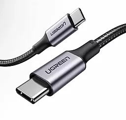 Кабель USB PD Ugreen US316 Aluminum Case Braided 2M USB Type-C - Type-C Cable Black - миниатюра 2