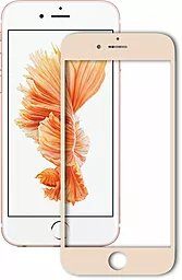 Защитное стекло Mocolo 2.5D Full Cover Tempered Glass iPhone 7, iPhone 8 Silk Gold