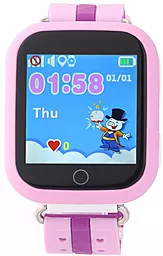 Смарт-часы Smart Baby Q100-S (Q750, GW200S, TD-10, Q150) GPS-Tracking, Wifi Watch (Pink) - миниатюра 2