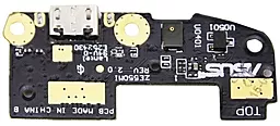 Нижняя плата Asus ZenFone 2 ZE550ML / ZE551ML с разъемом зарядки и микрофоном
