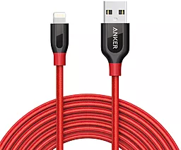 Кабель USB Trust Powerline+ V3 Lightning 0.9м Red - миниатюра 2