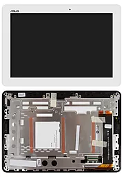 Дисплей для планшета Asus MeMO Pad 10 ME102A (#B101EAN01.1, MCF-101-1856-01-FPC-V1.0) + Touchscreen with frame White