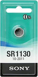 Батарейки Sony SR1130 (389) (390) (G10) 1шт 1.55 V