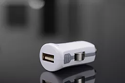 Автомобильное зарядное устройство Miracase USB car charger 2100Mah (MACC812) White - миниатюра 3