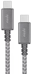 Кабель USB Moshi Integra™ USB Type-C to USB Type-C 2m Titanium Gray (99MO084212)