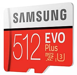 Карта памяти Samsung microSDXC Evo Plus 512 GB Class 10 UHS-І U3 + SD-адаптер (MB-MC512HA) - миниатюра 5