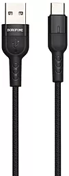 Кабель USB Borofone BU17 Starlight USB Type-C Black