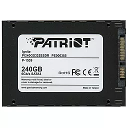 SSD Накопитель Patriot Ignite 240 GB (PI240GS325SSDR) - миниатюра 3