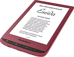 Электронная книга PocketBook 628 Touch Lux5 Ink Ruby Red (PB628-R-WW) - миниатюра 4