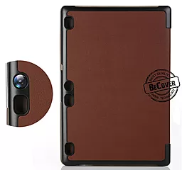 Чехол для планшета BeCover Smart Flip Series Lenovo Tab 3 Business X70 Brown (700883) - миниатюра 3