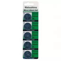 Батарейки Matsushima CR2450 1шт 3 V