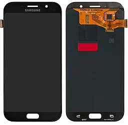 Дисплей Samsung Galaxy A7 A720 2017 с тачскрином, (TFT), Black
