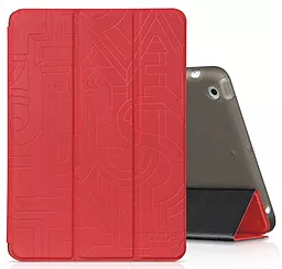 Чехол для планшета Hoco Cube series Apple iPad 4, iPad 3, iPad 2 Red - миниатюра 3