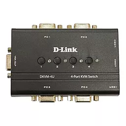 Коммутатор (свитч) D-Link DKVM-4U - миниатюра 2