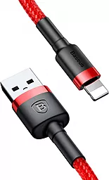 Кабель USB Baseus Cafule 2M Lightning Cable Red (CALKLF-H09)