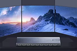 Видео сплиттер Vention HDMI 1x8 v1.4 4k 30hz black (AKQB0-EU) - миниатюра 3