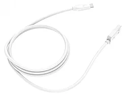 Кабель USB Hoco X1 Rapid 12w 2.4a micro USB cable white - миниатюра 4