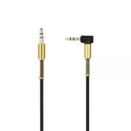 Аудио кабель Gelius L-shaped AUX mini Jack 3.5mm M/M Cable 1 м black