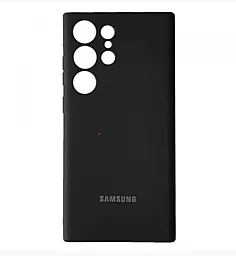 Чехол Silicone Case Full  для Samsung Galaxy S24 Ultra Black