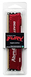 Оперативная память Kingston Fury 4 GB DDR3 1866 MHz Beast Red (KF318C10BR/4) - миниатюра 5