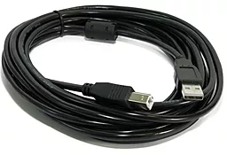 Кабель (шлейф) ExtraDigital One Ferrite USB-A to USB-B 26AWG 5м Black (KBU1621)