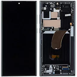 Дисплей Samsung Galaxy S23 Ultra S918 5G с тачскрином и рамкой, оригинал, Black