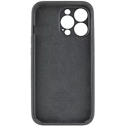 Чехол Silicone Case Full Camera для Apple iPhone 15 Pro Dark Gray - миниатюра 2