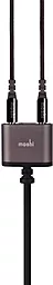 Аудіо розгалужувач Moshi mini Jack 3.5mm M/2xF black (99MO023005) - мініатюра 4