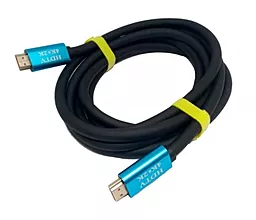 Видеокабель Merlion HDMI to HDMI 1.5м Black (YT-HDMI(M)/(M)4KV2.0-1.5m/19117)