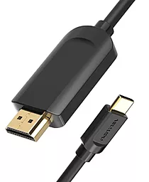 Видеокабель Vention USB Type-C Thunderbolt 3 - HDMI v1.4 4k 30hz 1.5m black (CGUBG) - миниатюра 2