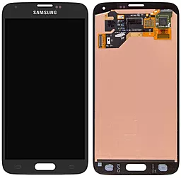 Дисплей Samsung Galaxy S5 G900 з тачскріном, оригінал, Black