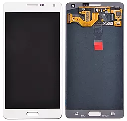 Дисплей Samsung Galaxy A3 A300 2015 с тачскрином, (OLED), White