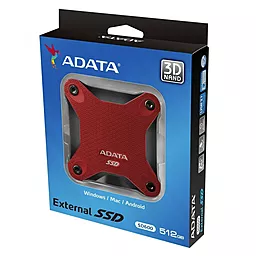 SSD Накопитель ADATA SD600 512 GB (ASD600-512GU31-CRD) Red - миниатюра 4