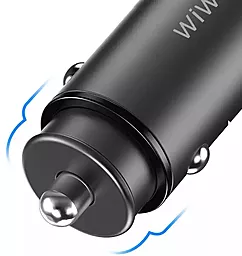 Автомобильное зарядное устройство WIWU PC301 QC3 Black - миниатюра 3
