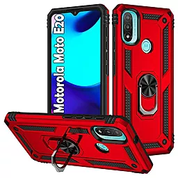 Чехол BeCover Military для Motorola Moto E20 Red (708835)