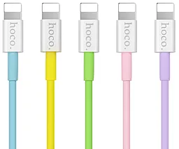 Кабель USB Hoco X8 Lightning Cable  Pink - миниатюра 3