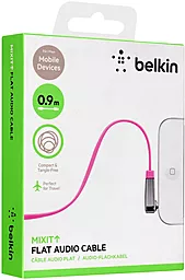 Аудио кабель Belkin MIXIT AUX mini Jack 3.5mm M/M Cable 0.9 м pink (AV10128cw03-PNK) - миниатюра 3