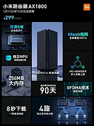 Маршрутизатор Xiaomi Mi Router AX1800 - миниатюра 5