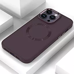 Чехол Epik Bonbon Metal Style with MagSafe для Apple iPhone 12 Pro Max Plum - миниатюра 2