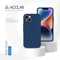 Чехол ACCLAB SoftShell для Apple iPhone 14 Blue - миниатюра 4