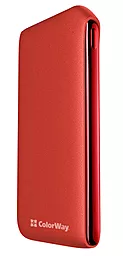 Повербанк ColorWay Soft Touch 10000mAh 18W Red (CW-PB100LPE3RD-PD) - миниатюра 3