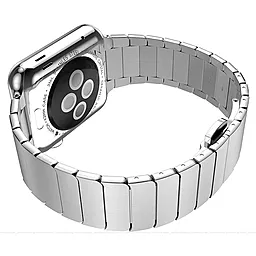 для умных часов Ремешок HOCO Metal 2POINTERS из хирургической стали марки 316L для Apple Watch 42mm Silver - миниатюра 2