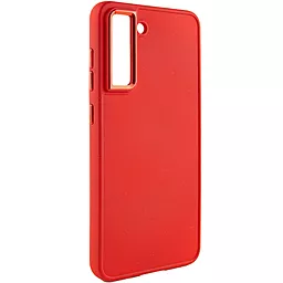 Чехол Epik TPU Bonbon Metal Style для Samsung Galaxy S21 FE Red
