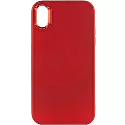 Чехол Epik TPU Bonbon Metal Style для Apple iPhone XS Max (6.5")  Красный / Red