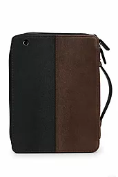 Чехол для планшета Tuff-Luv Roma Faux Leather Zip Case Cover (with Sleep Function) for the Apple iPad mini Black / Brown (I7_26) - миниатюра 6