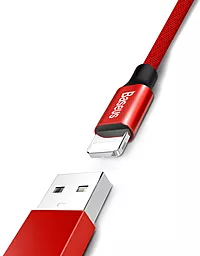 Кабель USB Baseus Yiven 1.8M Lightning Cable Red (CALYW-A09) - миниатюра 2