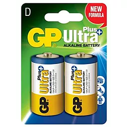 Батарейки GP D / LR20 Ultra Plus (13AUP-U2) 2шт 1.5 V