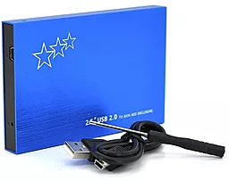 Карман для HDD ShuoLe U25E30 USB 2.0 SATA 2,5" Blue